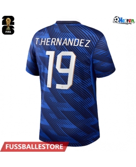 Günstige Frankreich Theo Hernandez #19 Heimtrikot WM 2026 Kurzarm